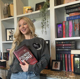 Shadow Daddy appliqué embroidered sweatshirt | book lover, reader, acotar, gift, fbaa, booktok, bookish gift, gift, fantasy, fourth wing