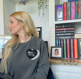 Shadow Daddy appliqué embroidered sweatshirt | book lover, reader, acotar, gift, fbaa, booktok, bookish gift, gift, fantasy, fourth wing