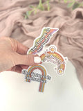 The future is inclusive pride sticker | holographic, glitter, human rights, equality, queer, lgbtq, gay, inclusion, diverse, pride gift