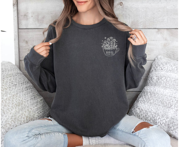 Suriel Team Co. embroidered sweatshirt | book lover, reader, acotar, gift for book lover, booktok shirt, hoodie, bookish gift, gift, fantasy
