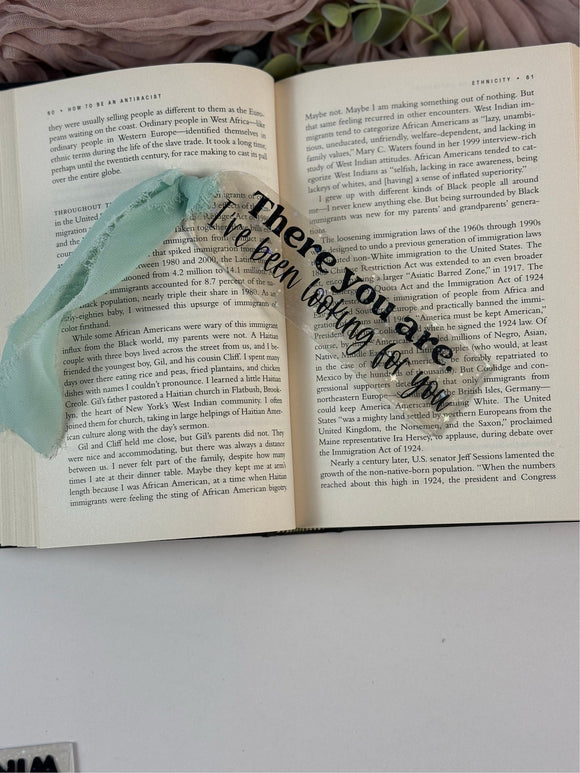 ACOTAR-inspired acrylic bookmark | book mark, bookish, gift, romantasy, booktok, reader gift, book gift, there you are, rhysand, holographic