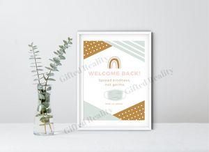 Welcome Back to School Sign [DIGITAL DOWNLOAD/Printable]